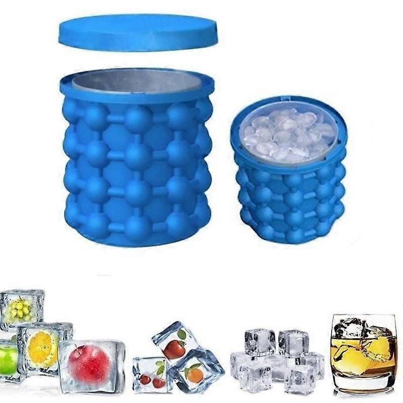 Silica gel ice bucket iride ice genie ice cube silica gel barrel save ice cube maker ice bucket