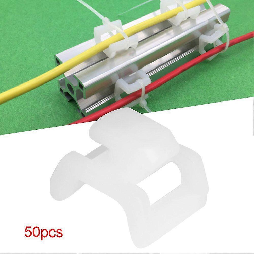 cable tie base zip ties base wire tie cable clip 50pcs Base Mount Cable Wire Tie