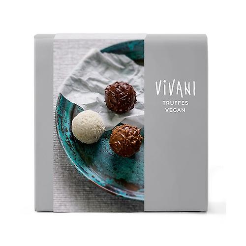 Assortment of organic vegan chocolate truffles 100 g (Caramel - Chocolate - Coconut)