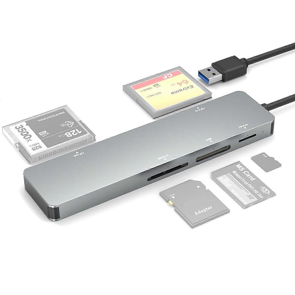 CR308 USB3.0 5 in 1 Card Reader