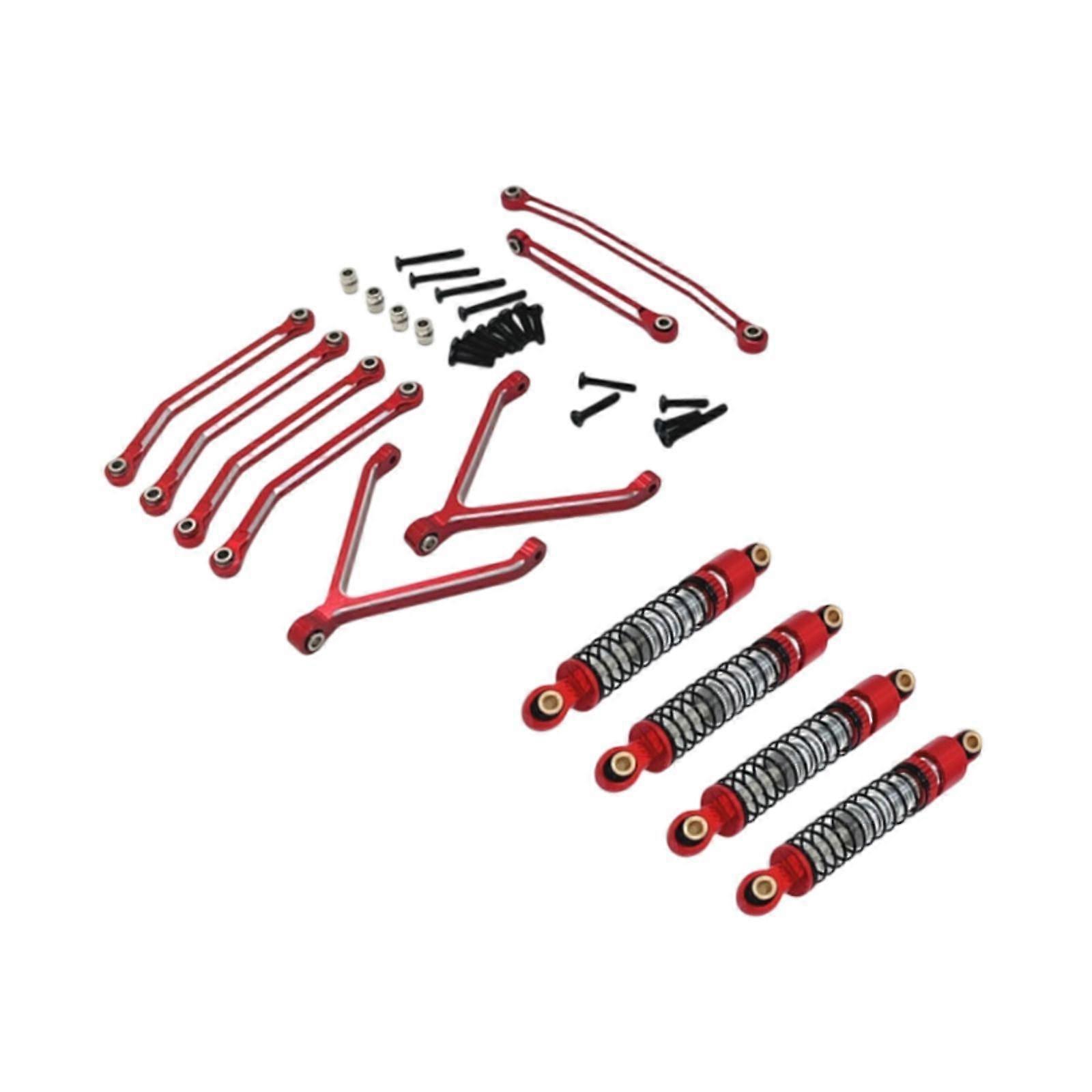 RC-Autozubehör, einfach zu installierendes RC-Auto-Ersatzteil für 1/24 RC Crawler Car, rot