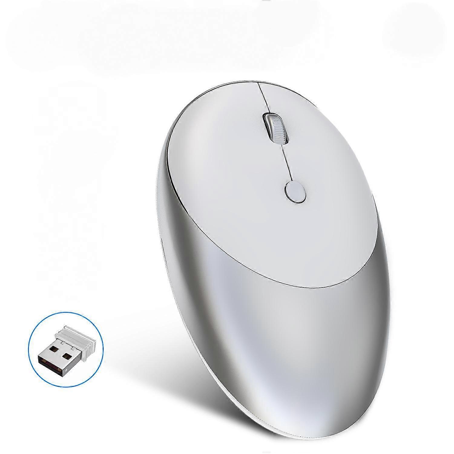 Bluetooth Wireless Mouse, 3 Modes Bluetooth 5.0 & 3.0 Mouse 2.4G Wireless Portable Optical Mouse with USB Nano Receiver, 1600 DPI