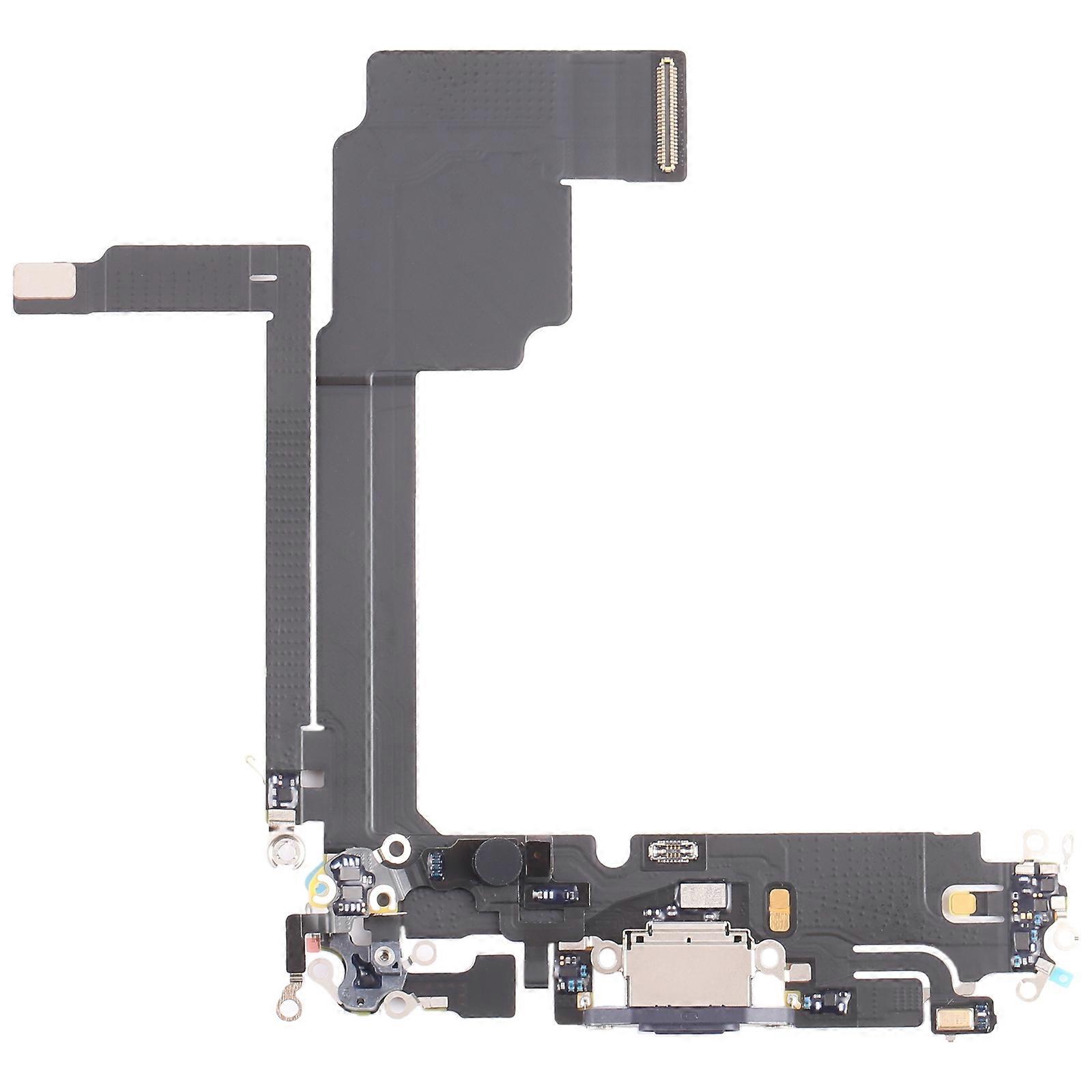 For iPhone 15 Pro Max COMPATIBLE Charging Port Flex Cable (Titanium Color)