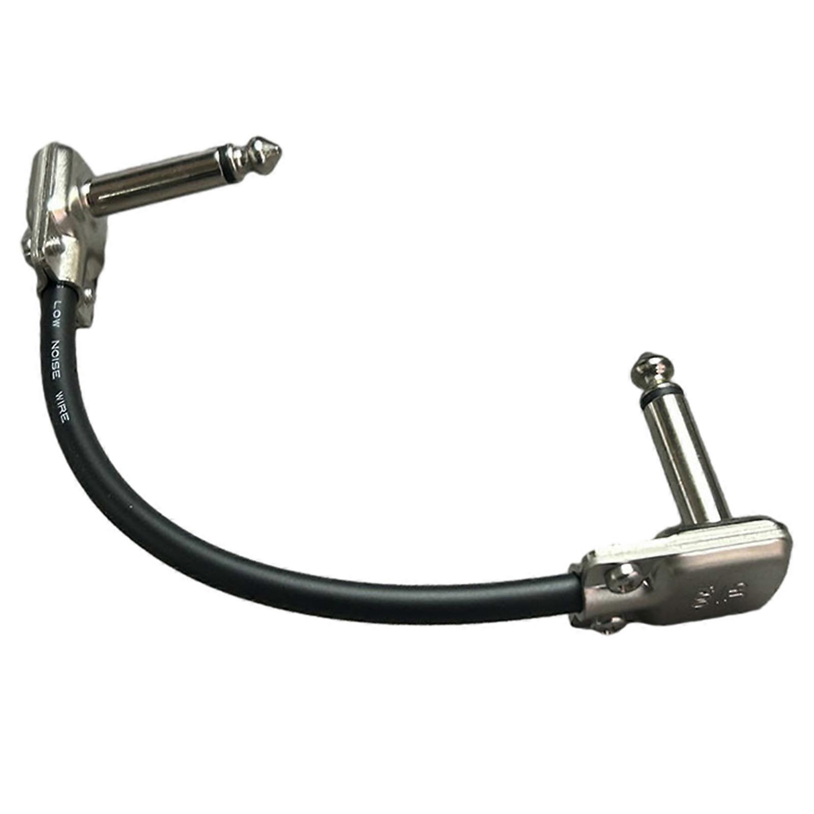 Gitarren-Patchkabel, Gitarren-Effektpedalkabel, Pedal-Patchkabel, Gitarren-Effekt-Patchkabel, Gitarren-Patchkabel, Silber