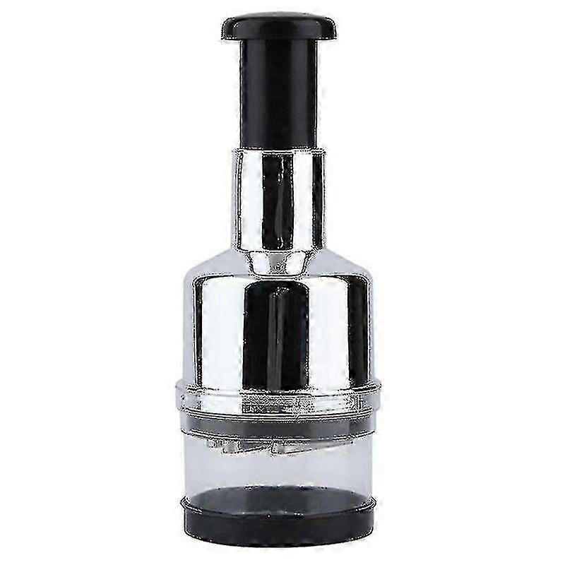 Manual Garlic Press & Onion Dicer - Multi-Function Vegetable Chopper Slicer Tool for Kitchen -