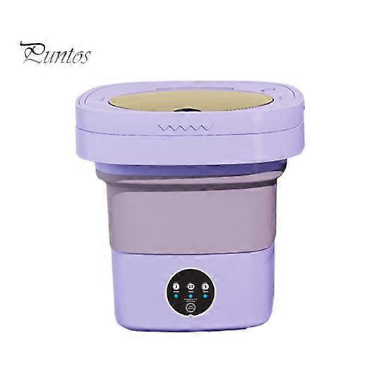 7L Folding Washing Machine Low Noise High-Frequency Stain Removal Compact Portable Design Baby Clothes Laundry Washer