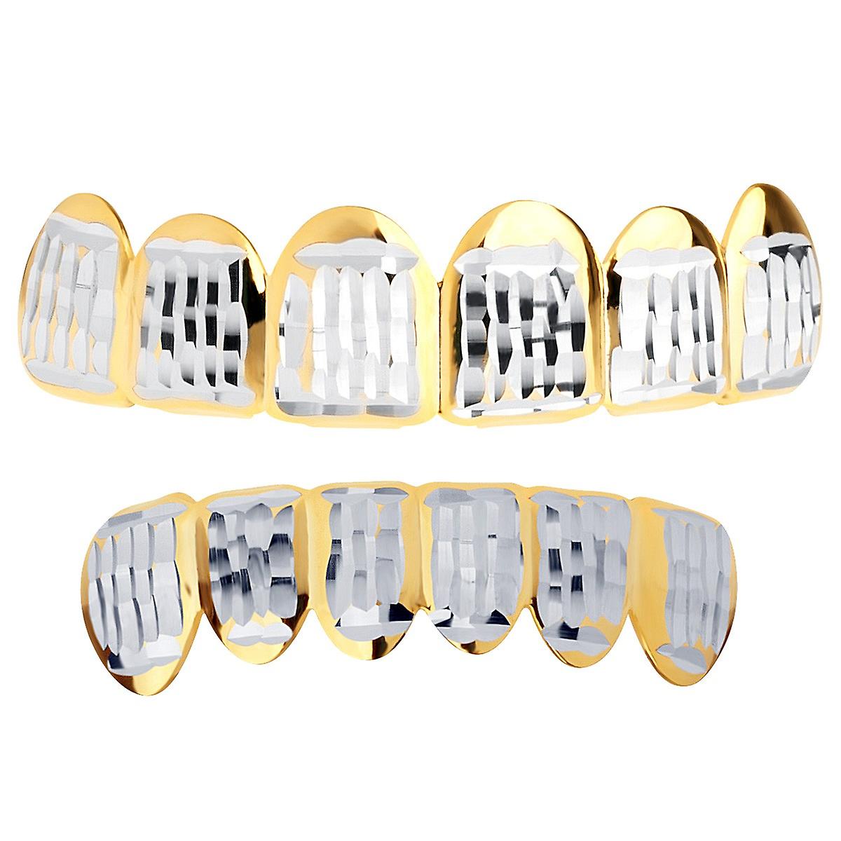 Gold Grillz - 均码 - 钻石切割 ONE - 套装