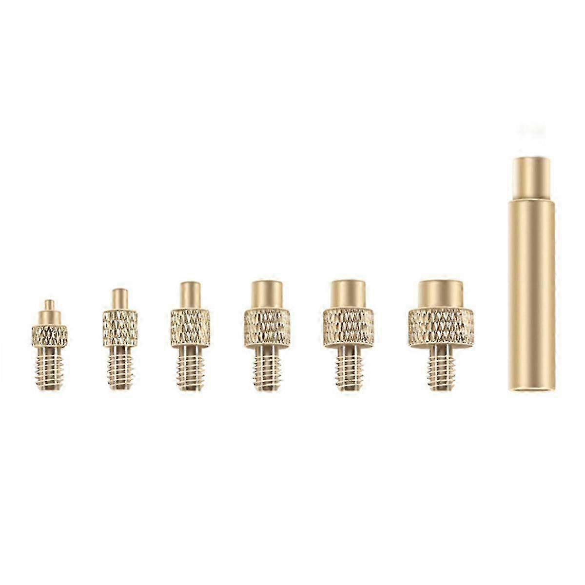 Soldering Iron Tips for Use with M2,M2.5, M3, , M5, M6 1/4 Inch, M8 Heat Set Inserts, Tip Nut Embedding Tool