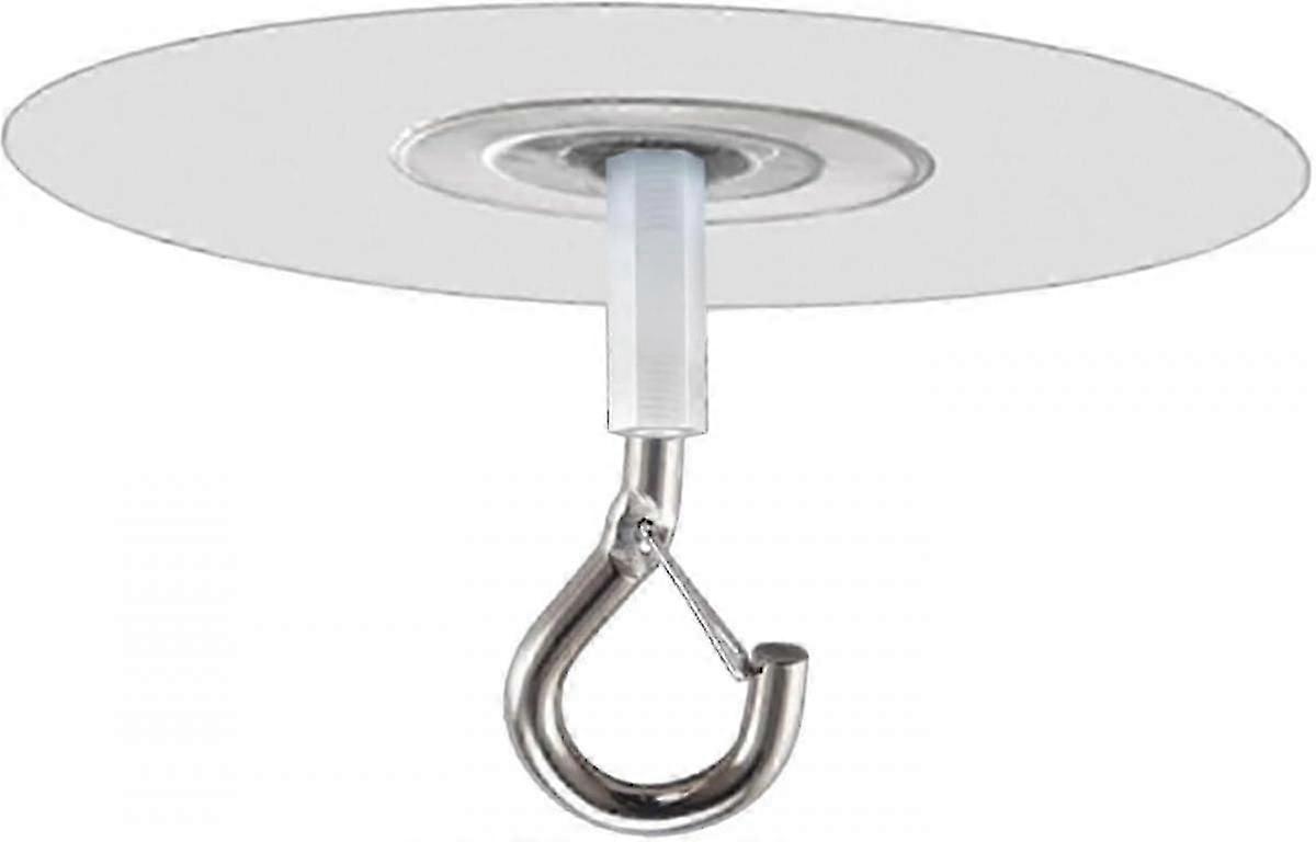 2025 2pcs Adhesive Ceiling Hook, Adhesive Hooks Wall Ceiling, Self-Adhesive