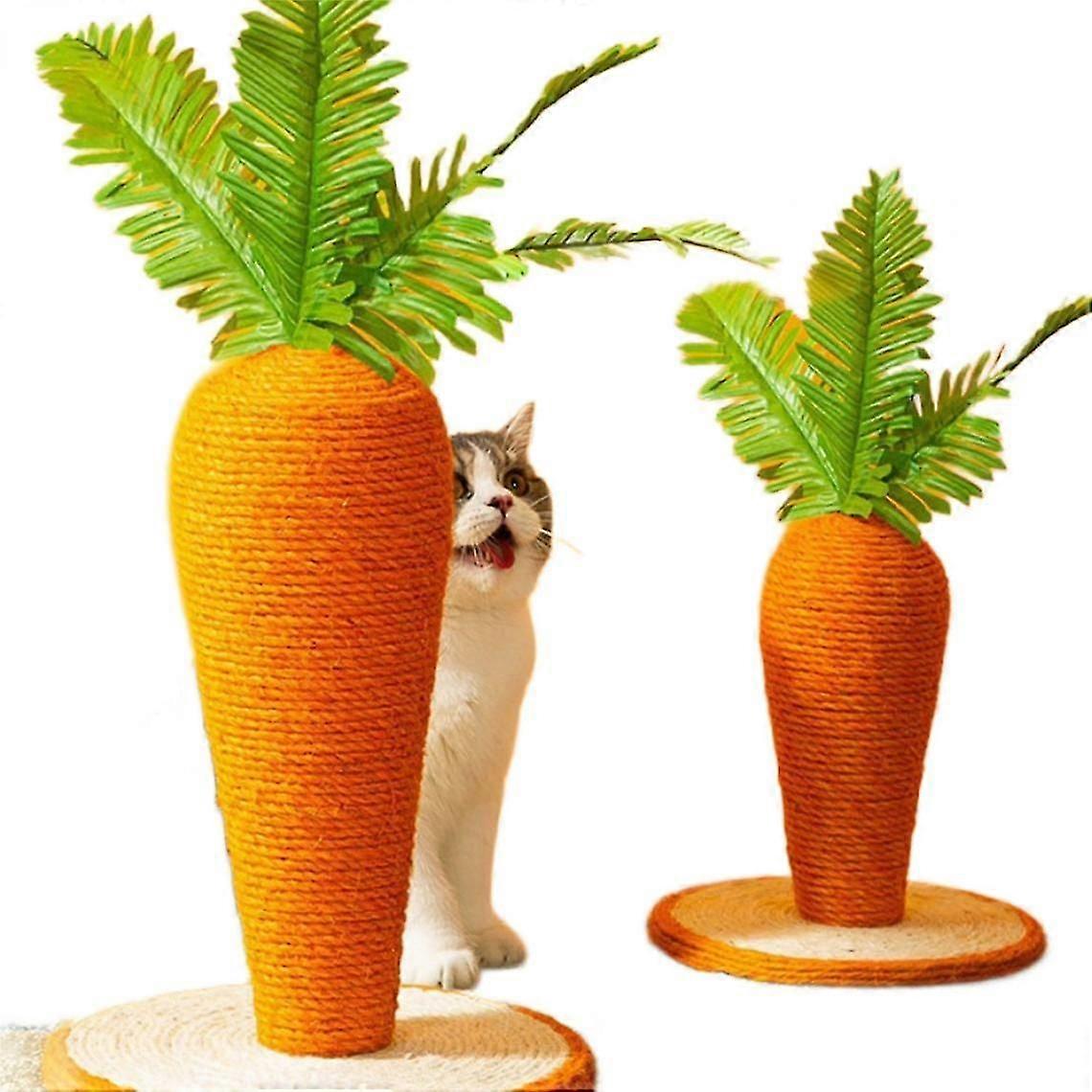 面白い猫のおもちゃ:猫のためのニンジン、マリファナのひもと爪用品