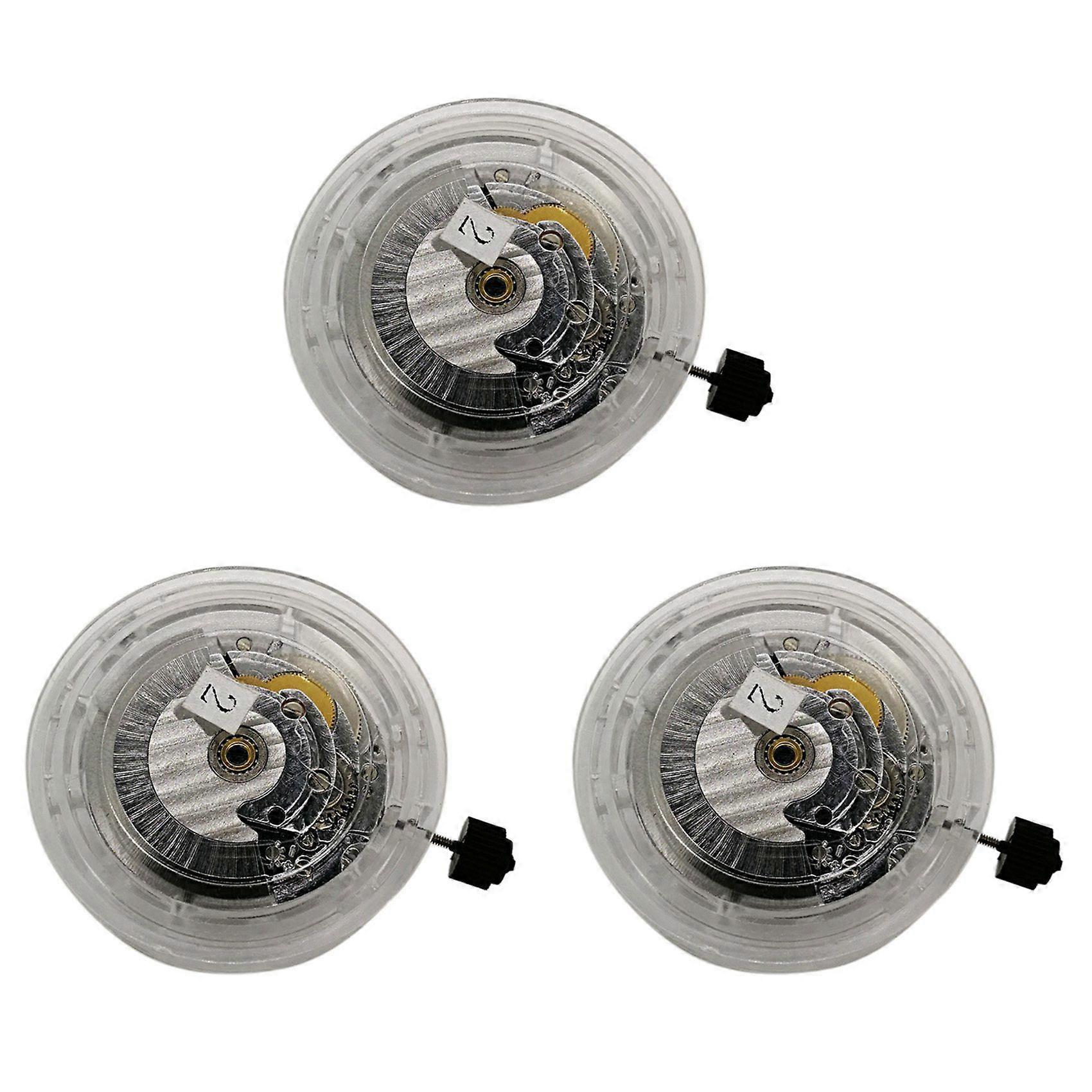 3X ETa 2824 Movement Replacement Mechanical Automatic Movement Date Display Watch Repair Tool Silve