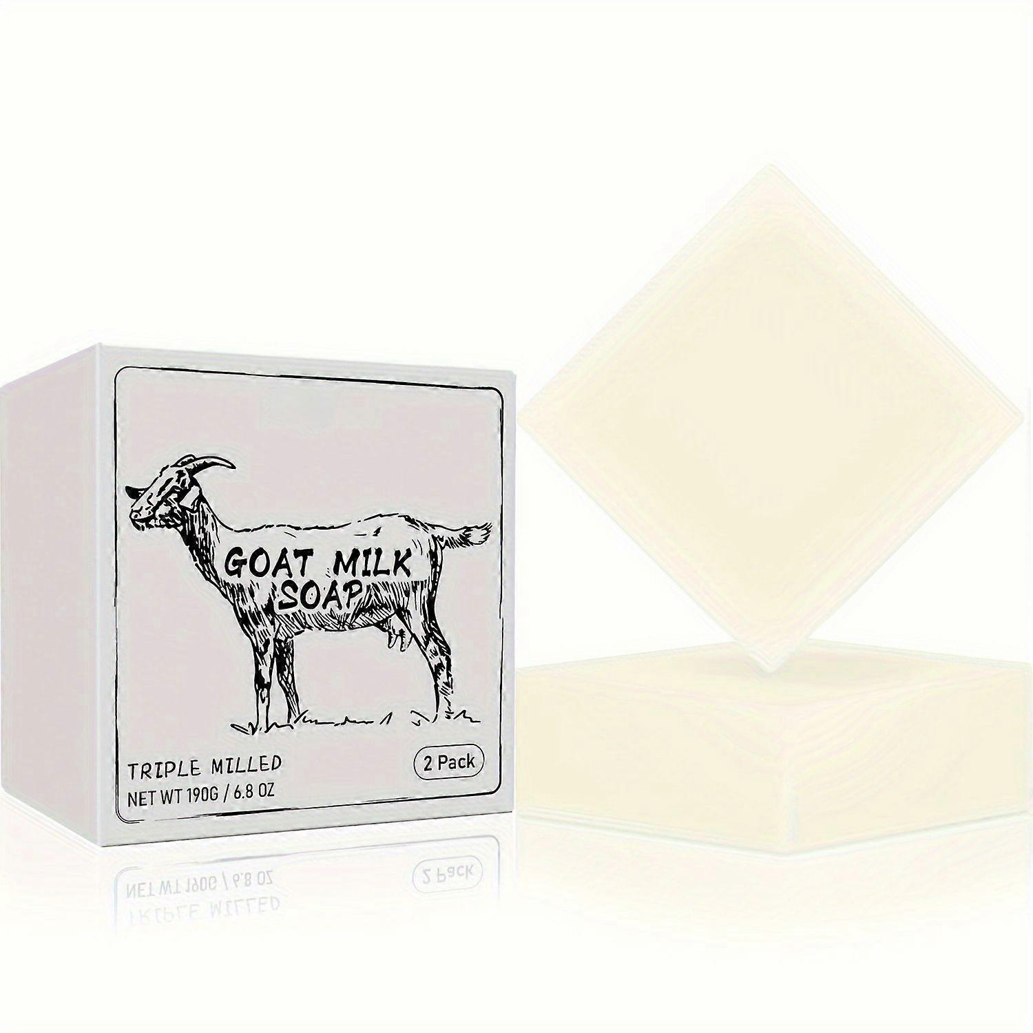 Natural Goat Milk Soap Bar, Gentle Goat's Milk Soap Bar For Dry and Sensitive Skin, Handmade Soap For Face and Body