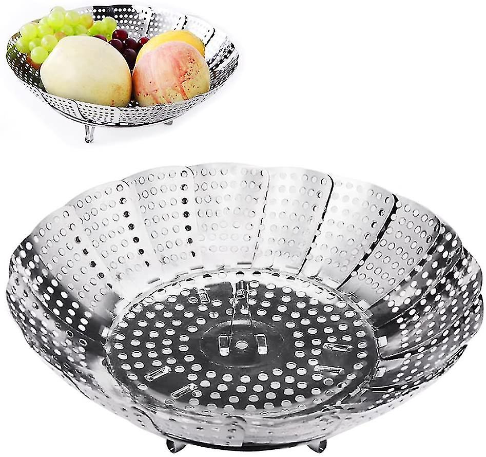 Adjustable Stainless Steel Folding Steamer