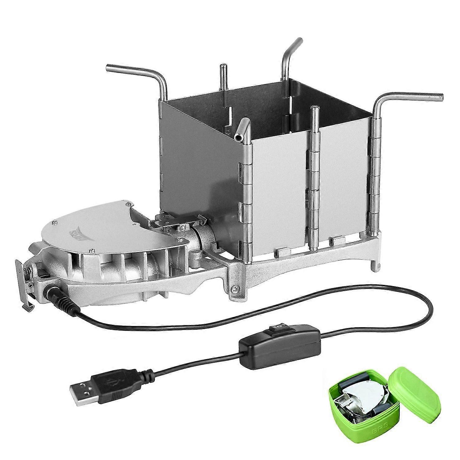 BRS المحمولة بحجم راحة اليد التخييم في الهواء الطلق موقد الحطب فرن الشواء الموقد الفحم الإلكترونية BlP2025041100134