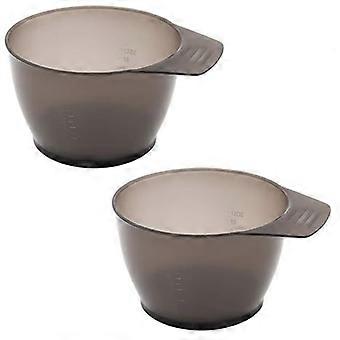 2 Stuks Haarkleur Bowl Haarverf Bowl Haarkleur Mengkommen Plastic Kleur Mengen Tint Kommen Haar Verven Kleurstof DIY Oliebehandelingen Hulpmiddelen voor Salon