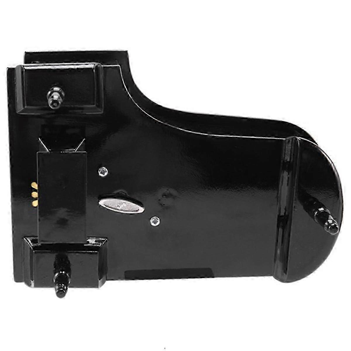 微型三角钢琴模型套件乐器带椅子用于家庭办公室装饰（黑色，无音乐）小版