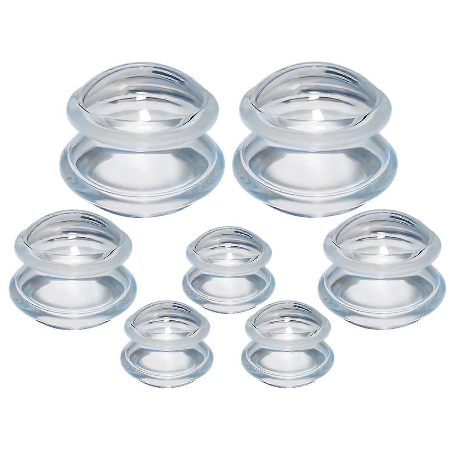 7 Cups Silicone Cupping Set for Massage Therapy