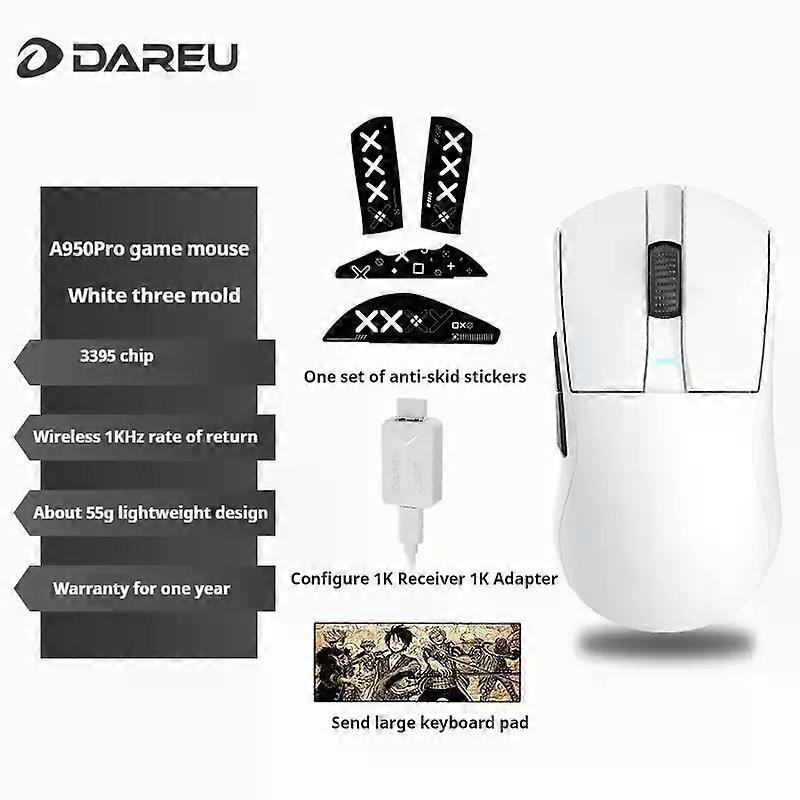 Daeru A950pro Mouse Pwa3395 4k Return Investment Lightweight Computer Peripherals Gaming Specific Ergonomic Design Cs2 Valorant