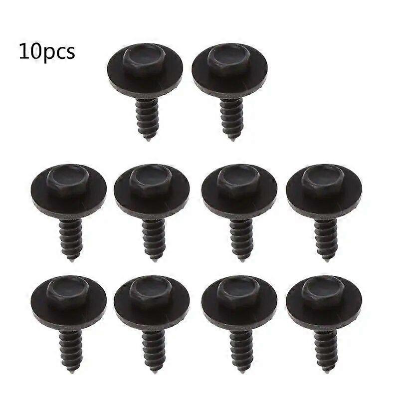 10PCS Universal Hex Screws Self Tapping Tapper Screw for Various Car Vehicle Kit
