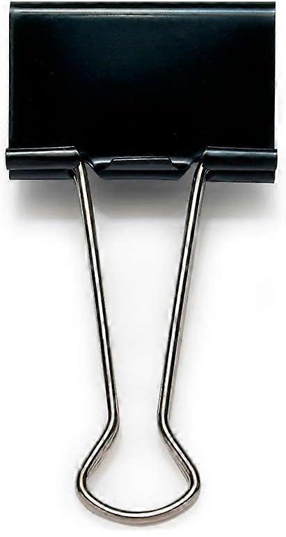 Clips repliables, noirs, paquet de 10