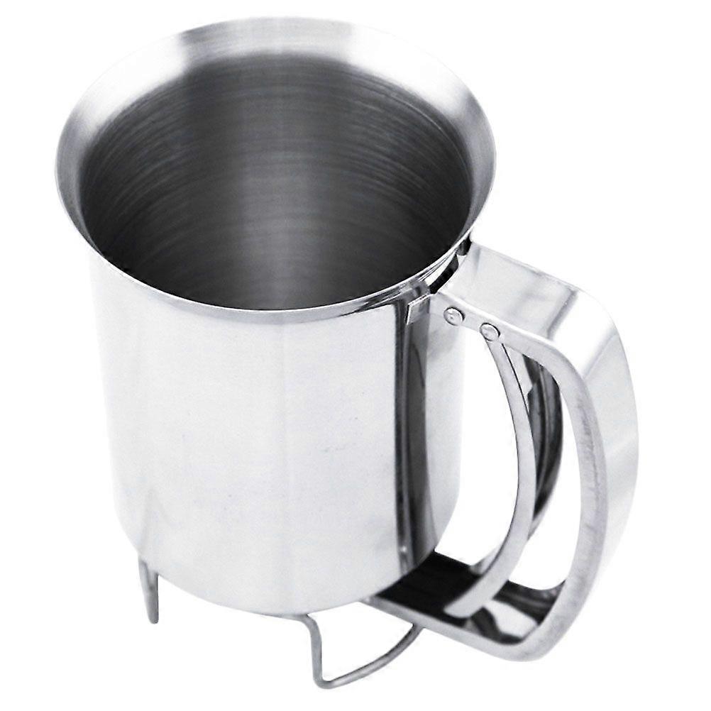 1Pc Batter Stirring Machine Batter Dispenser Stainless Steel Kitchenware Silver