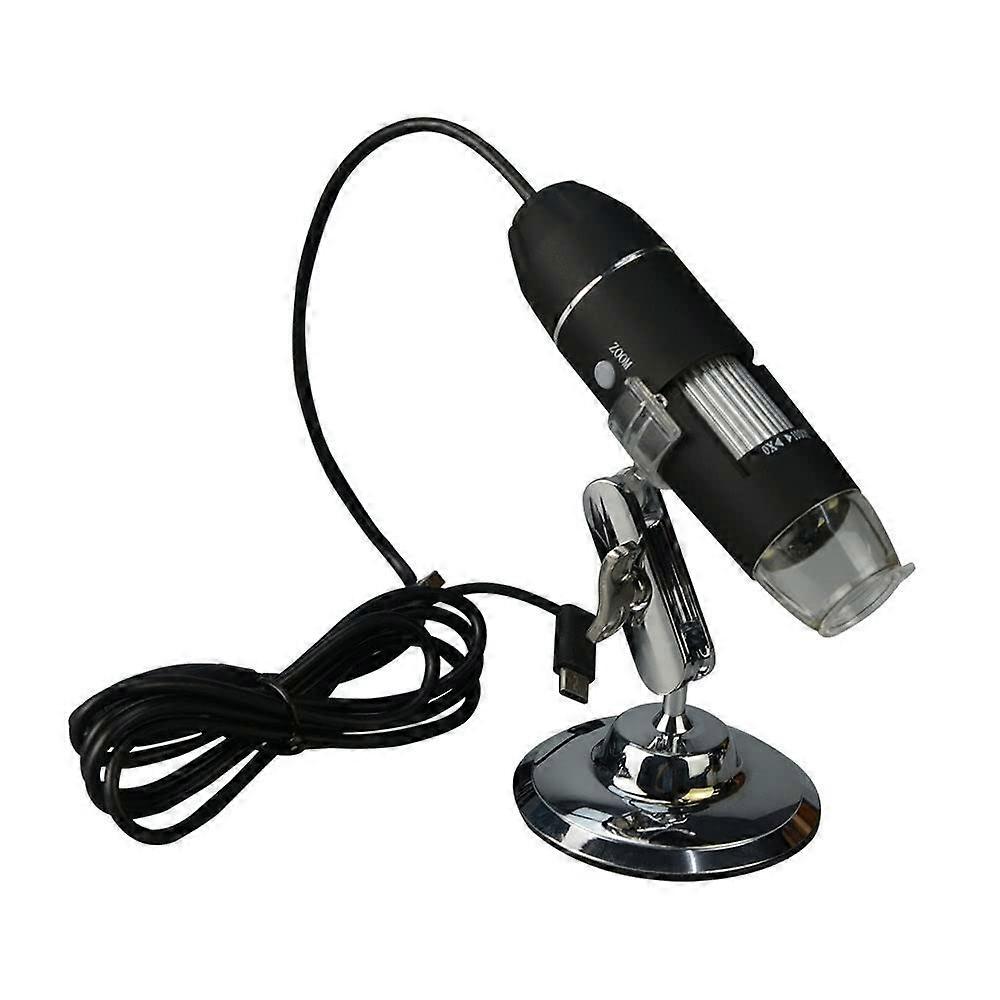 1000x Digital Microscope with 8 LED Lights USB Connectivity for Computer and Phone, Lab Microscope Accessories
