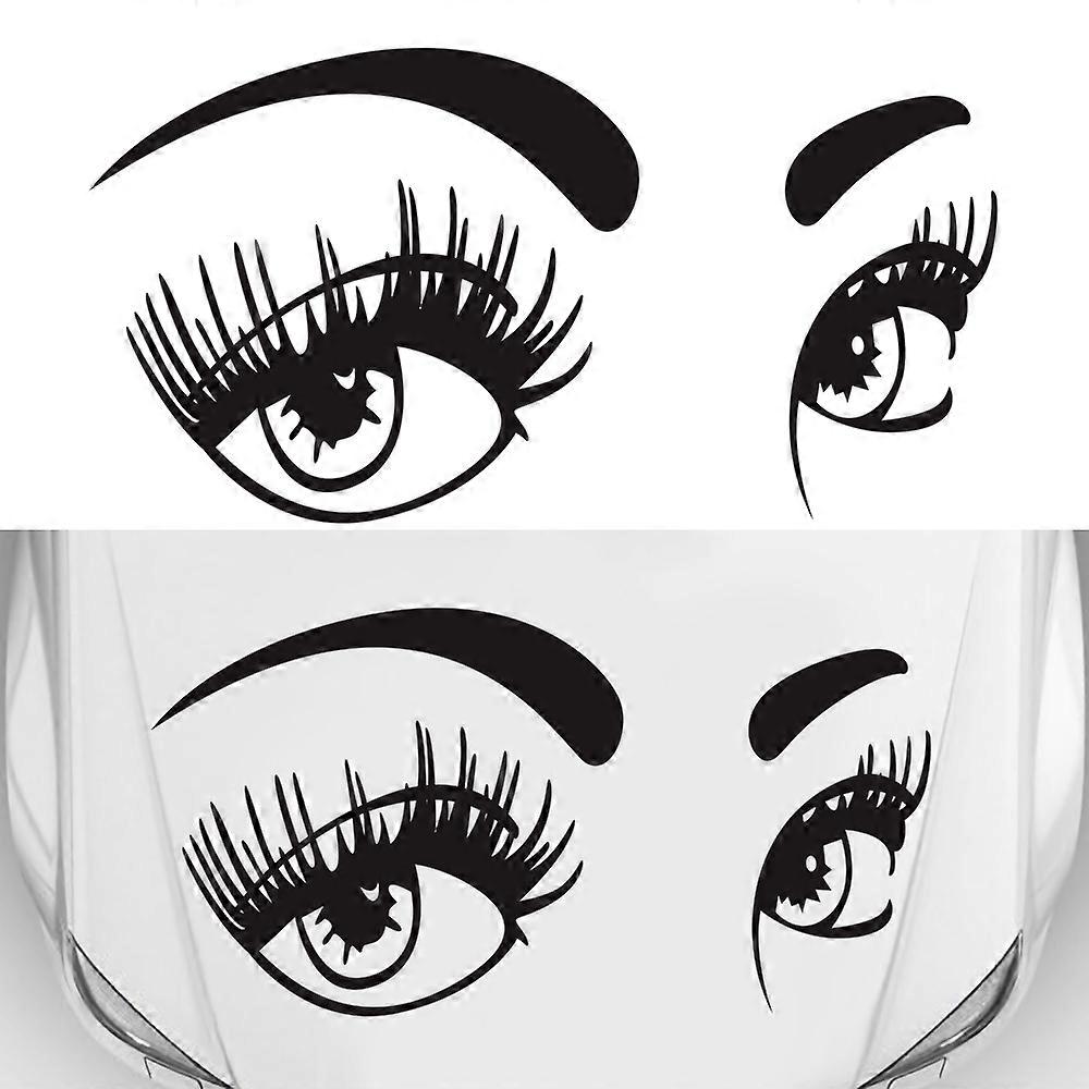 D-821 Beauty Eyes Pattern Car Modified Decorative Sticker