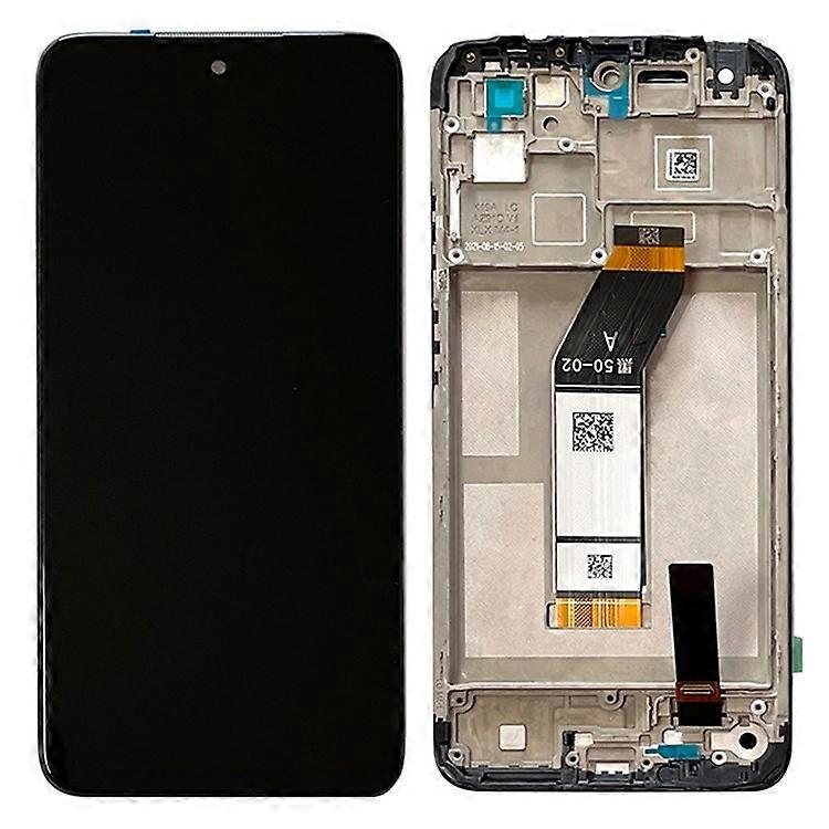 Compatible For Xiaomi Redmi 10 21061119AG Grade B LCD Screen and Digitizer Assembly + Frame Replace Part (without Logo)