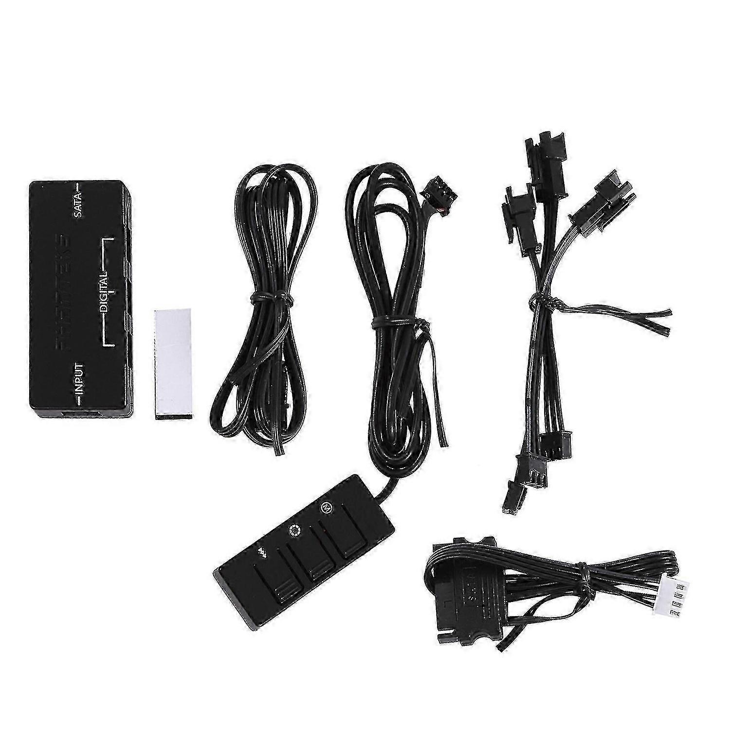 Phanteks 5v-3pin D-rgb Controller Fan Holos Light Strip Spliter Support Sync Motherboard Ph-cthub Dr