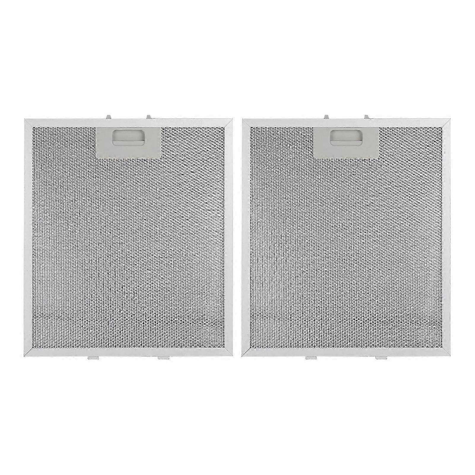 2Pcs Metal Cooker Hood Filter 320x260mm Easy Install Remove Aluminum Grease Filter Universal Mesh Extractor Filter for Baumatic CBCB9201 AL260319