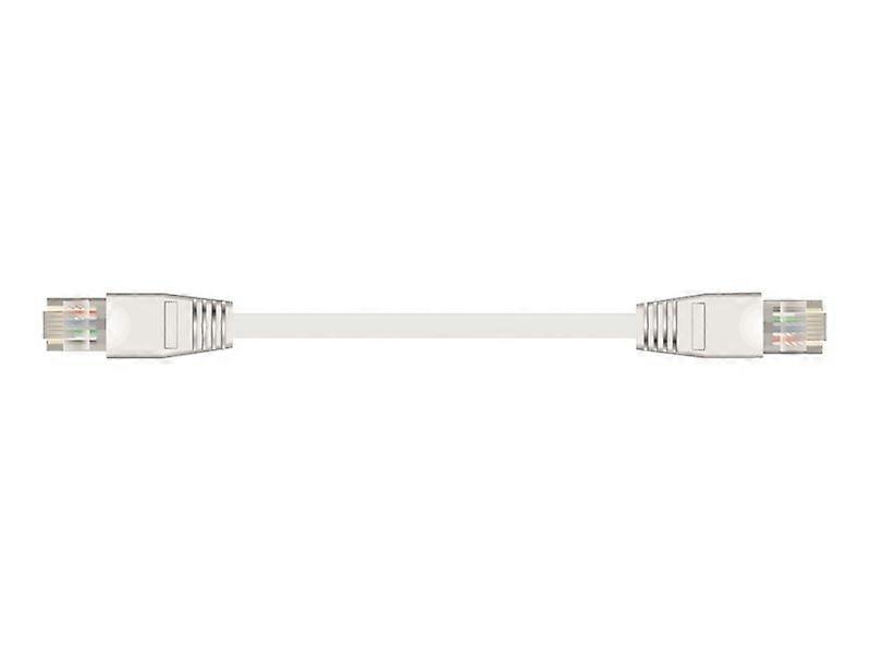 Sinox - Netzwerkkabel - RJ-45 (Stecker) auf RJ-45 (Stecker) - 5 m - FTP - CAT 6 - Gestartet, Flach - Weiß