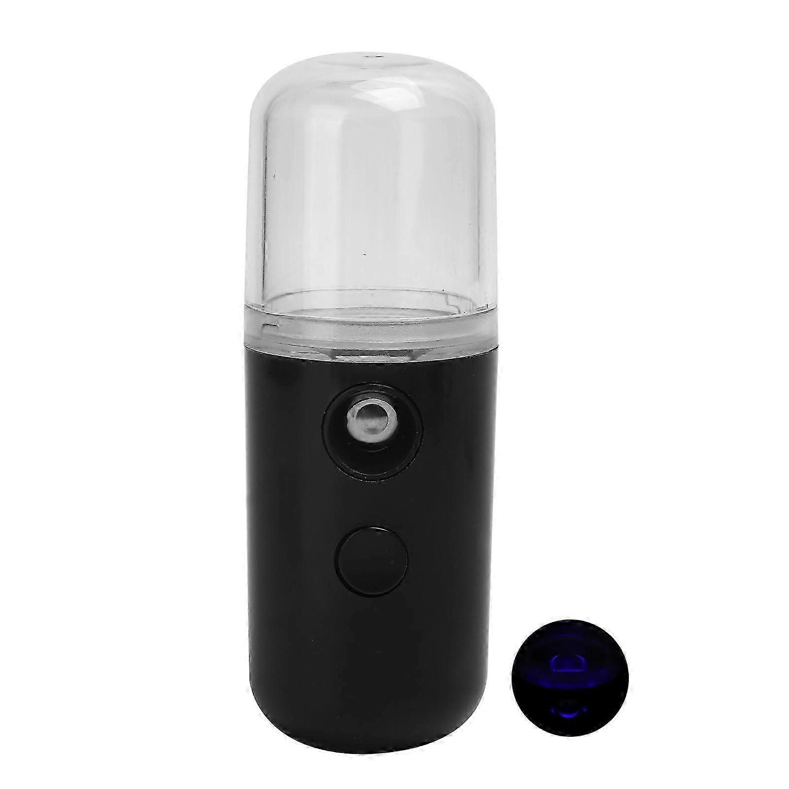 Handheld Face Mist Sprayer Rechargeable Moisturizing Hydrating Face Humidifier SprayerBlack