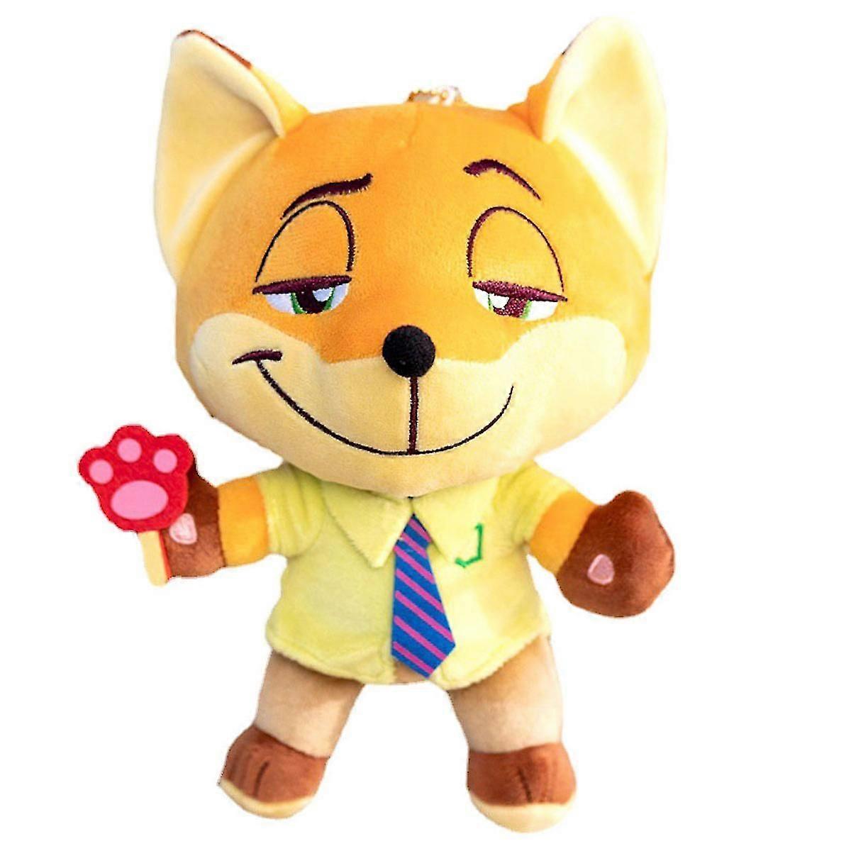 Nick Fox Plush Keychain Doll Toy Key Ring Key Chain Bag Pendant Keyring