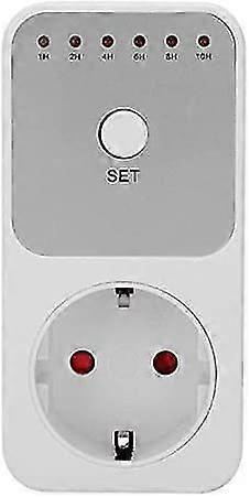 Timer Steckdosenschalter, Plug-in Countdown Timer Switch Controller 6 Typen Countdown Timer mit 1-10 Stunden, EU 220V