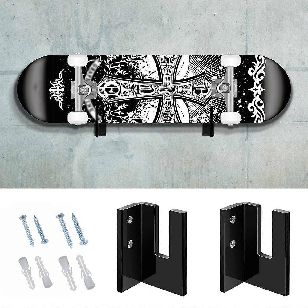 1 Pair YX028-1 Skateboard Wall-Mounted Display Holder