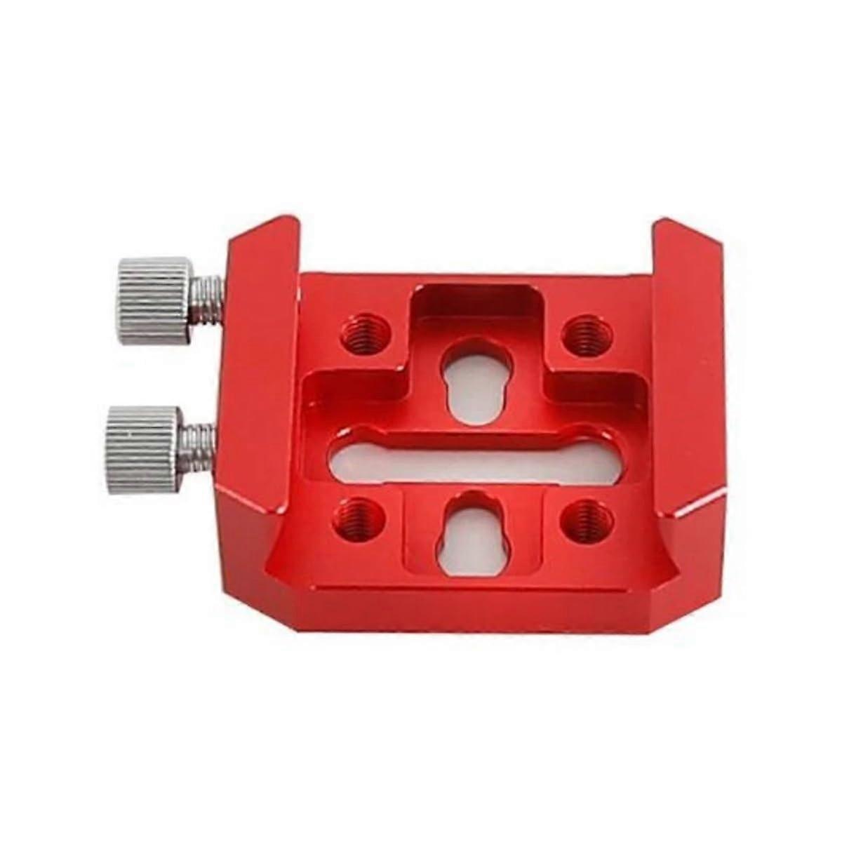 Guide Mirror Plate for Astronomical Telescopes - Red Short Plate, Long Plate, and Groove Accessories (Model A)