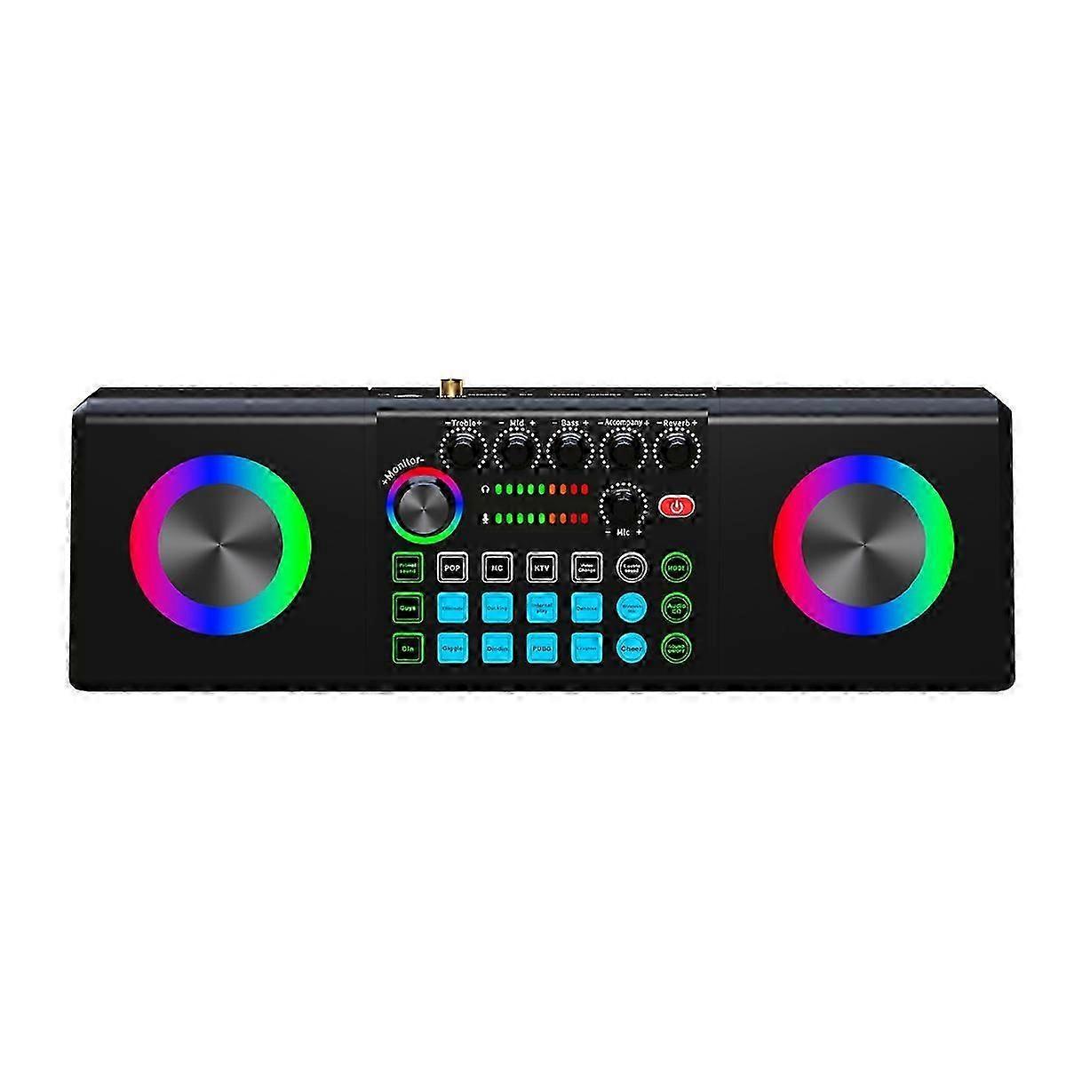 S169 Karaoke Speaker Multifunctional Sound Card All-In-One Machine for Singing Bluetooth Live Broadc