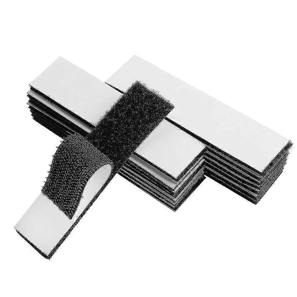 1 × 4 "شرائط خطاف وحلقة مع مادة لاصقة - مجموعة من 20 ، شريط تثبيت قوي مدعوم بمادة لاصقة - Ya