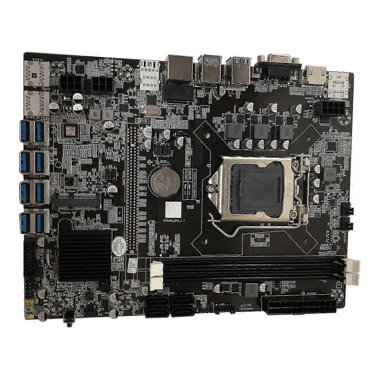 B250c Btc Miner Motherboard 8 Graph Card Ddr3 Memory Integrated Vga Interface