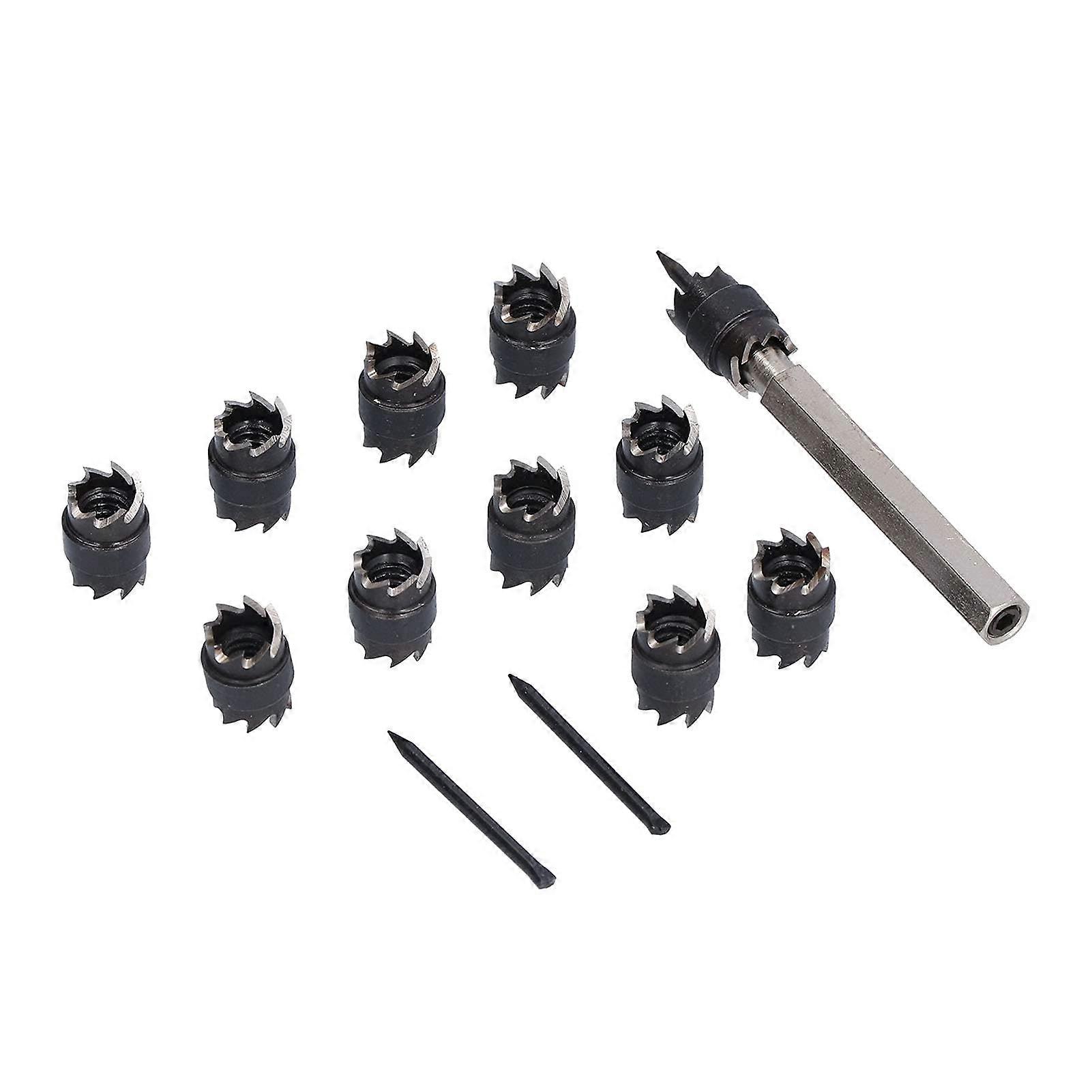 Spot Weld Cutter Drill Bit Set, High Speed Steel Double Sided Blade, Heatproof Spot Welding Tool for Stable Drilling