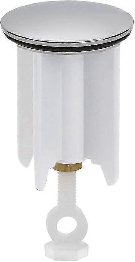 Universal sink plug, 40mm pop-up plug replacement drain plug, height adjustable, made of brass, rubb