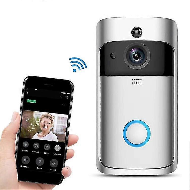 Visual doorbell wireless wifi smart doorbell voice intercom remote monitoring doorbell