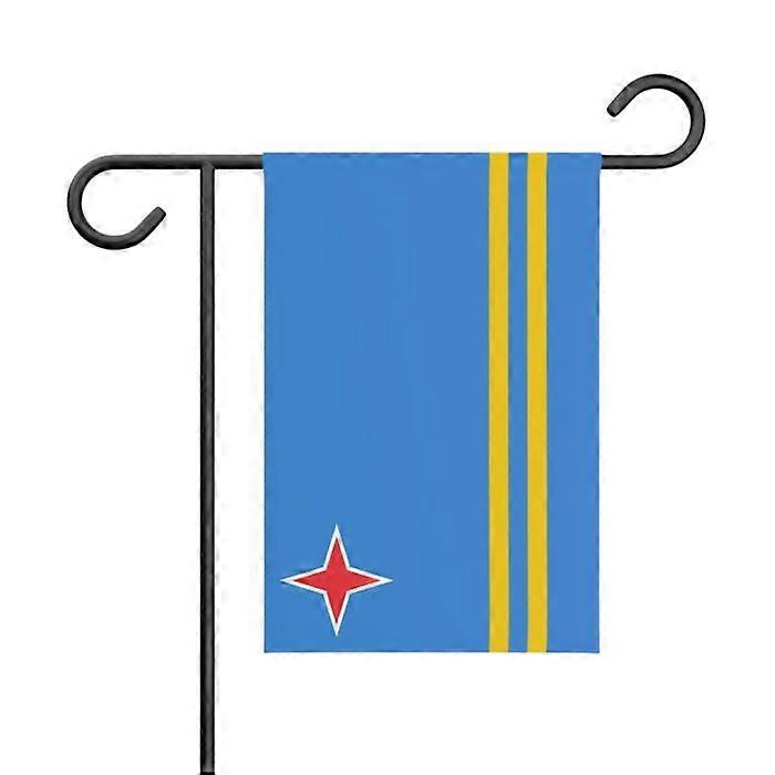 Flag - Aruba - 32 x 47.5 cm - Polyester - Double-sided printing - Multicolored
