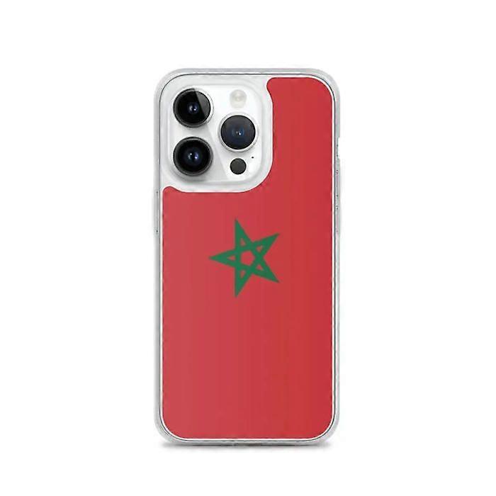 iPhone Case - Morocco - Flag - Soft - Multicolor - Transparent TPU