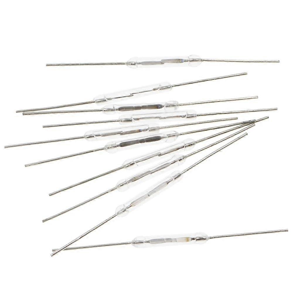 10PCS N/O Reed Switch Magnetic Switch 2X14MM Normally Open Magnetic Induction Switch 2 14mm