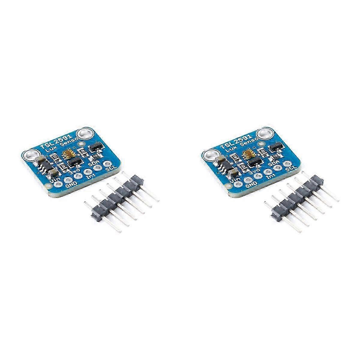 2X TSL2591 Digital Light Sensor Breakout Module High Dynamic Range IR Infrared Full Spectrum Diodes