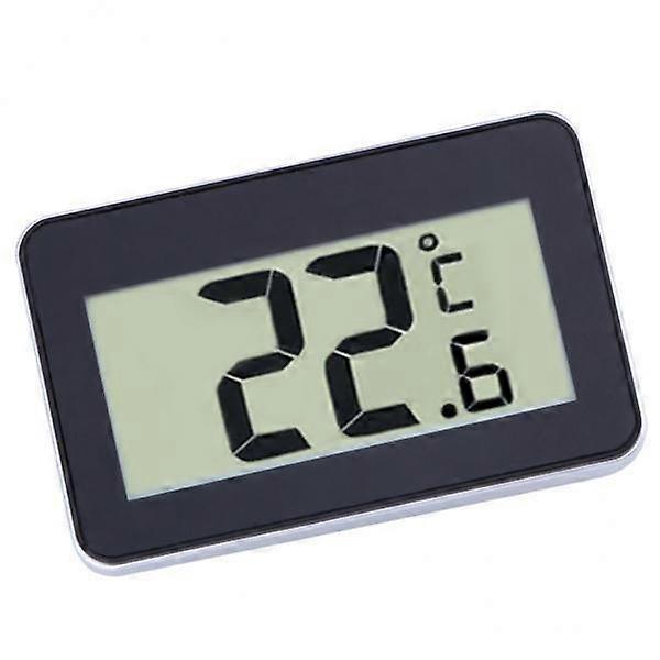 2X Digital LCD Thermometer Temperature Meter w/Magnet Hook for Refrigerator BLK
