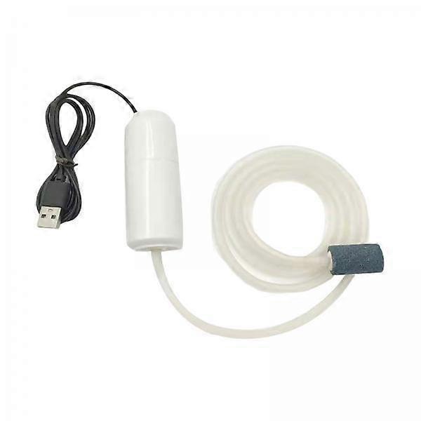 6xポータブル水族館エアポンプUSBエアタンクエアレーターミニポンプ水族館付き