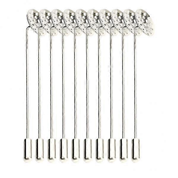 5-6pack 10 Pieces Safety Pin Brooches DIY Findings Jewelry Making Accessories