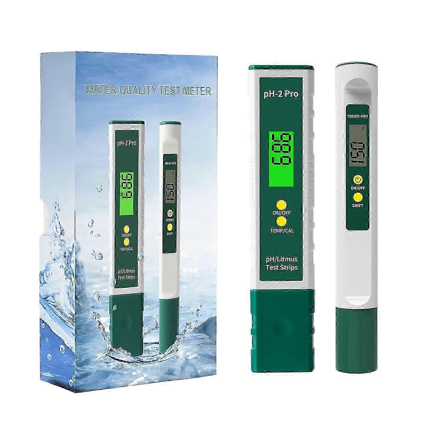 Digital pH Meter, pH Meter 4-in-1 TDS EC Temp pH Meter_Lucky_B